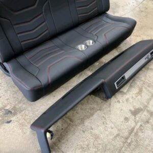 1972-1987 Chevy C10 “Midnight Classic” Interior Set – Black Bench Seat & Matching Dash - Image 4