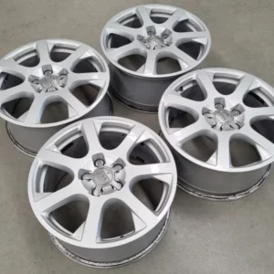 SLIGHTLY USED SET OF 4 17INCH’’ GENUINE AUDI 17X8 ET39 5/112 025G WHEELS SET OF 4 - Image 4