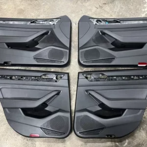 (2017) VW PASSAT B8 3G R LINE ESTATE FRONT + REAR HALF LEATHER SEATS DOORCARDS - Image 5